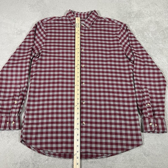 Mizzen Main Shirt Mens 2XL XXL Trim Fit Performance Long Sleeve Button Up Dress - Picture 7 of 11